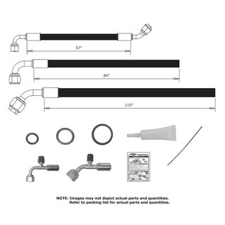 Vintage Air 1964-67 Chevelle SureFit™ Reduced Barrier Modified Hose Kit - 524477
