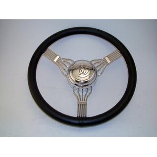 Affordable Street Rods Banjo Steering Wheel - Black