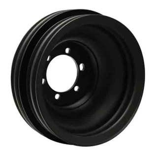 Vintage Air OEM Style Crankshaft Steel Pulley - Double Groove - 318-360 Mopar - 735007