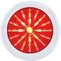 United Pacific 50 Pontiac Style Tail Light With Chrome Bezel & Red Lens - STL1006LED