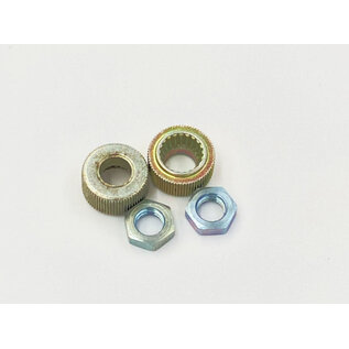 New Port Engineering Knurl Adapter ¼-20 Thread - NE13002-PAIR