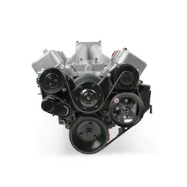 Holley Holley Big Block Chevy Mid-Mount Complete Accessory System - Natural Finish - 20-242