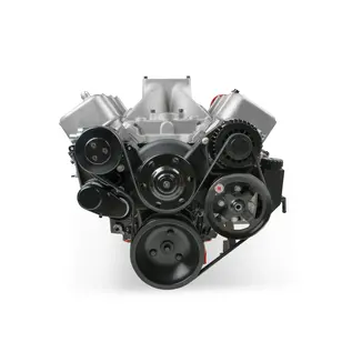 Holley Holley Big Block Chevy Mid-Mount Complete Accessory System - Natural Finish - 20-242