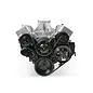Holley Holley Big Block Chevy Mid-Mount Complete Accessory System - Natural Finish - 20-242