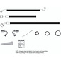 Vintage Air 1969 Firebird SureFit™ Reduced Barrier Modified Hose Kit - 526686