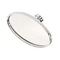 Vintique, Inc. Glue-On Inside Rear View Mirror - Stainless Oval - SR-17682-SS