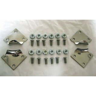 Vintique, Inc. 1928-31 Ford Model A Hood Latch Clips - A-16750-HCSS