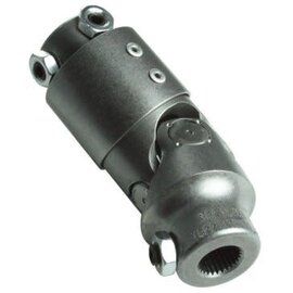 Borgeson Steering Universal Joint - 1"DD X 3/4" Ford Truck V Steel - 034956