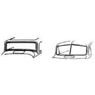 Vintique, Inc. 1932 Ford Closed Car Windshield Rubber Seal Except 3W - B-701290