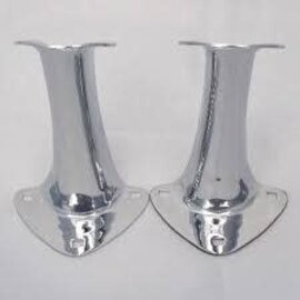 Vintique, Inc. 1928-31 Ford Model A Tail Light Bracket - Passenger Side - Chrome - A-13470-C