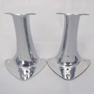 Vintique, Inc. 1928-31 Ford Model A Tail Light  Bracket - Driver Side- Chrome - A-13471-C