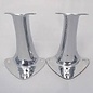 Vintique, Inc. 1928-31 Ford Model A Tail Light  Bracket - Driver Side- Chrome - A-13471-C