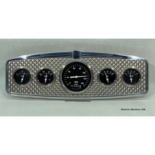 Phoenix Machine Works GM Industrial Style Panel, 3 3/8" 5 Gauge - Phoenix Machine Works - 368