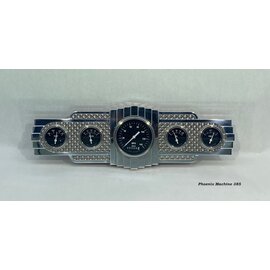 Phoenix Machine Works Art Deco Style 5 Gauge Panel - Phoenix Machine Works - 385
