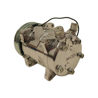 Vintage Air Sanden 508 Top Exit V-Belt Compressor
