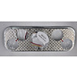Phoenix Machine Works 37-38 Chevy Engine Turned 5 Gauge Dash Insert Panel - PMW - 121SS