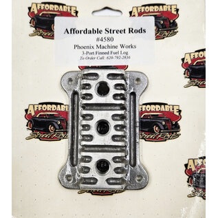 Phoenix Machine Works 3-Port Finned Fuel Block - 511