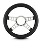 Lecarra Lecarra Mark 9 Track GT - Polished Frame - Thick Grip - 14" Steering Wheels