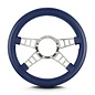 Lecarra Lecarra Mark 9 Track GT - Polished Frame - Thick Grip - 14" Steering Wheels