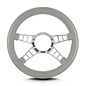 Lecarra Lecarra Mark 9 Track GT - Polished Frame - Thick Grip - 14" Steering Wheels