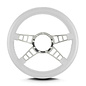 Lecarra Lecarra Mark 9 Track GT - Polished Frame - Thick Grip - 14" Steering Wheels