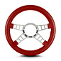 Lecarra Lecarra Mark 9 Track GT - Polished Frame - Thick Grip - 14" Steering Wheels