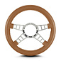 Lecarra Lecarra Mark 9 Track GT - Polished Frame - Thick Grip - 14" Steering Wheels