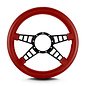 Lecarra Lecarra Mark 9 Track GT - Black Cerakote Frame - Thick Grip - 14" Steering Wheels