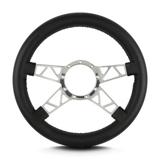 Lecarra Lecarra Mark 9 Truss - Polished Frame - Thick Grip - 14" Steering Wheels