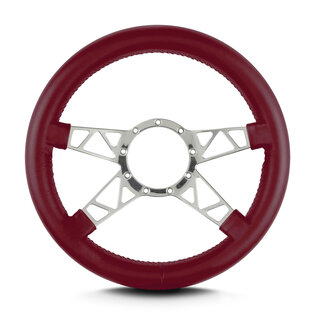 Lecarra Lecarra Mark 9 Truss - Polished Frame - Thick Grip - 14" Steering Wheels