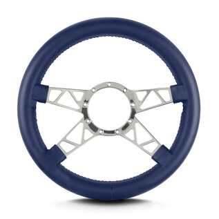 Lecarra Lecarra Mark 9 Truss - Polished Frame - Thick Grip - 14" Steering Wheels