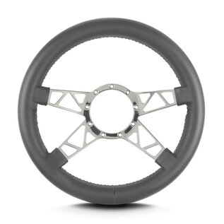Lecarra Lecarra Mark 9 Truss - Polished Frame - Thick Grip - 14" Steering Wheels