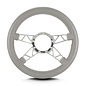 Lecarra Lecarra Mark 9 Truss - Polished Frame - Thick Grip - 14" Steering Wheels