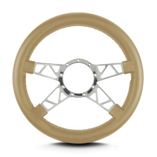 Lecarra Lecarra Mark 9 Truss - Polished Frame - Thick Grip - 14" Steering Wheels