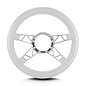 Lecarra Lecarra Mark 9 Truss - Polished Frame - Thick Grip - 14" Steering Wheels