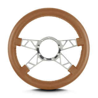 Lecarra Lecarra Mark 9 Truss - Polished Frame - Thick Grip - 14" Steering Wheels