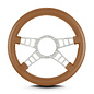 Lecarra Lecarra Mark 9 Track GT - Silver Cerakote Frame - Thick Grip - 14" Steering Wheels