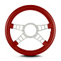 Lecarra Lecarra Mark 9 Track GT - Silver Cerakote Frame - Thick Grip - 14" Steering Wheels