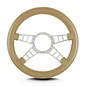 Lecarra Lecarra Mark 9 Track GT - Silver Cerakote Frame - Thick Grip - 14" Steering Wheels