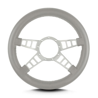 Lecarra Lecarra Mark 9 Track GT - Silver Cerakote Frame - Thick Grip - 14" Steering Wheels