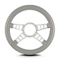 Lecarra Lecarra Mark 9 Track GT - Silver Cerakote Frame - Thick Grip - 14" Steering Wheels