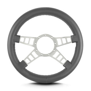Lecarra Lecarra Mark 9 Track GT - Silver Cerakote Frame - Thick Grip - 14" Steering Wheels