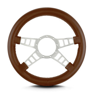 Lecarra Lecarra Mark 9 Track GT - Silver Cerakote Frame - Thick Grip - 14" Steering Wheels