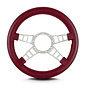 Lecarra Lecarra Mark 9 Track GT - Silver Cerakote Frame - Thick Grip - 14" Steering Wheels