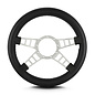 Lecarra Lecarra Mark 9 Track GT - Silver Cerakote Frame - Thick Grip - 14" Steering Wheels