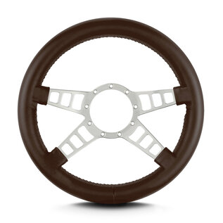 Lecarra Lecarra Mark 9 Track GT - Silver Cerakote Frame - Thick Grip - 14" Steering Wheels