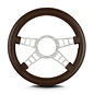 Lecarra Lecarra Mark 9 Track GT - Silver Cerakote Frame - Thick Grip - 14" Steering Wheels
