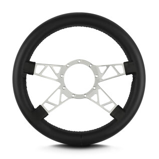 Lecarra Lecarra Mark 9 Truss - Silver Cerakote Frame - Thick Grip - 14" Steering Wheels