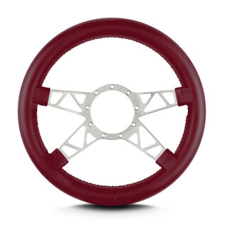Lecarra Lecarra Mark 9 Truss - Silver Cerakote Frame - Thick Grip - 14" Steering Wheels