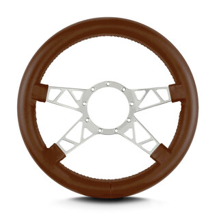 Lecarra Lecarra Mark 9 Truss - Silver Cerakote Frame - Thick Grip - 14" Steering Wheels